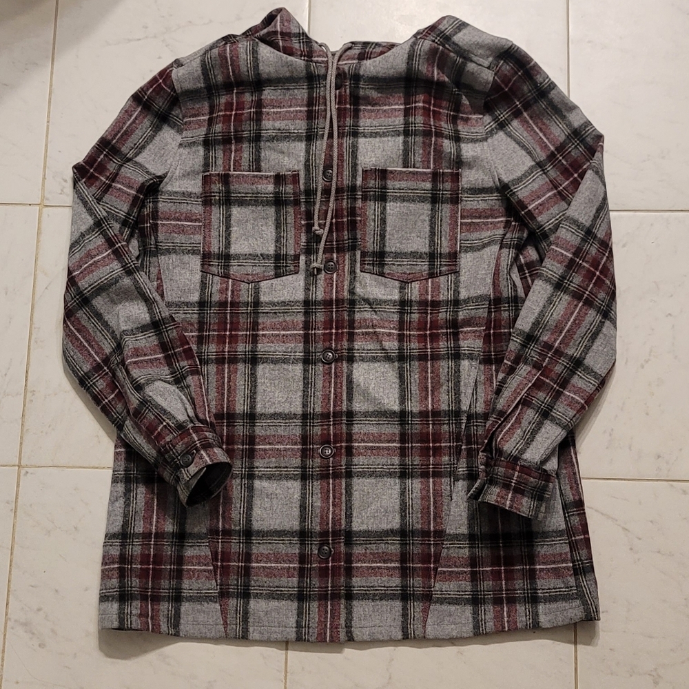 Pendleton Wool Flannel Button Up Plaid Jacket Swe… - image 1